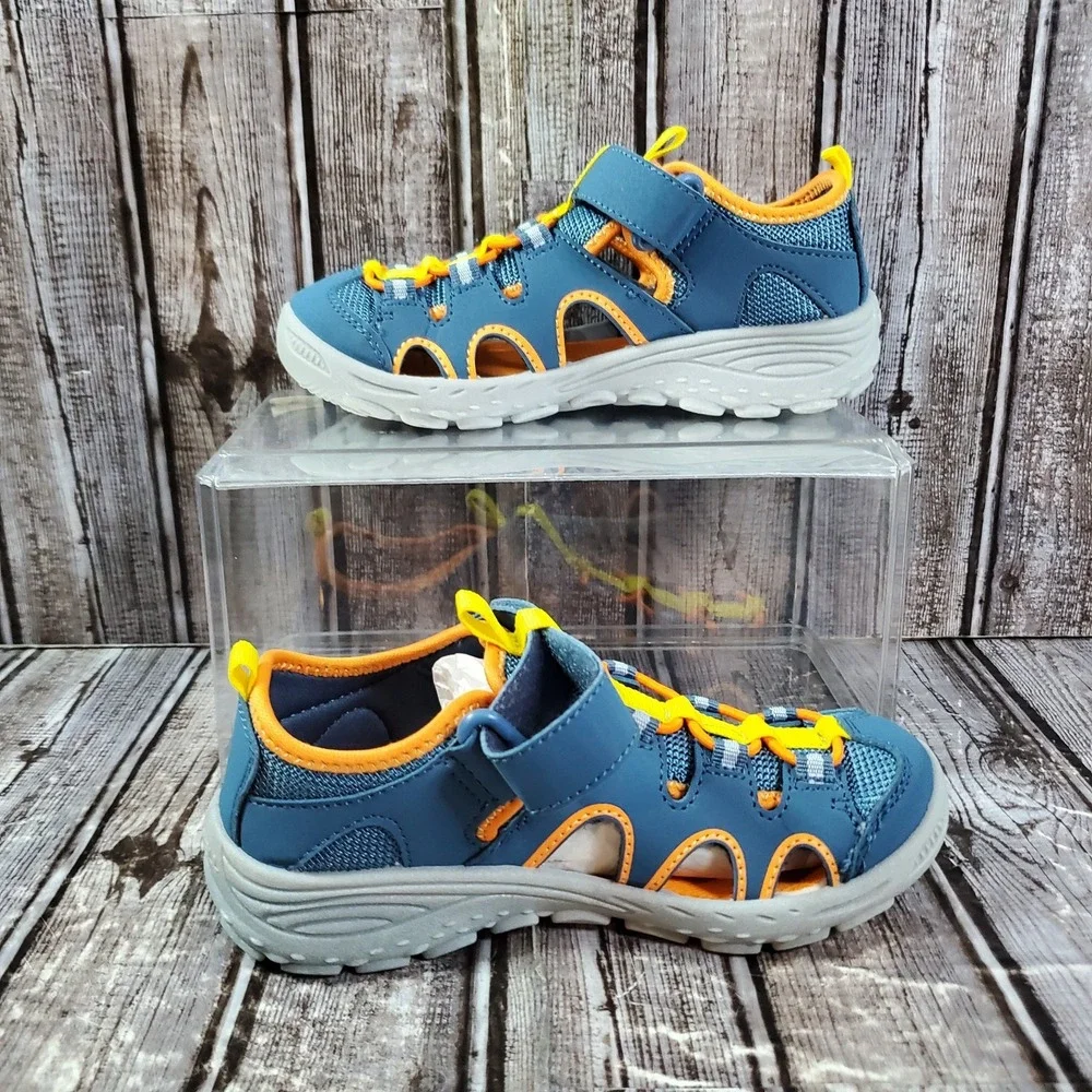Merrell Youth Hydro Trekker MK166972 Navy Orange Sandal Size 12 M